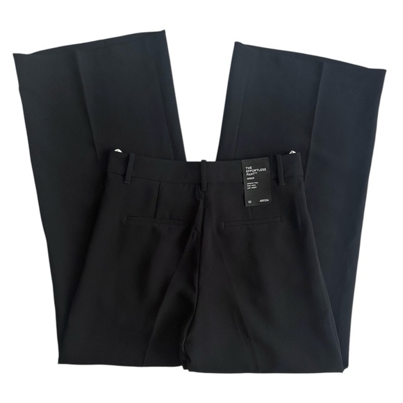 NWT💕 Aritzia The Effortless Pant *Wider Crepette™ - Black SZ 10 - Picture 6 of 6